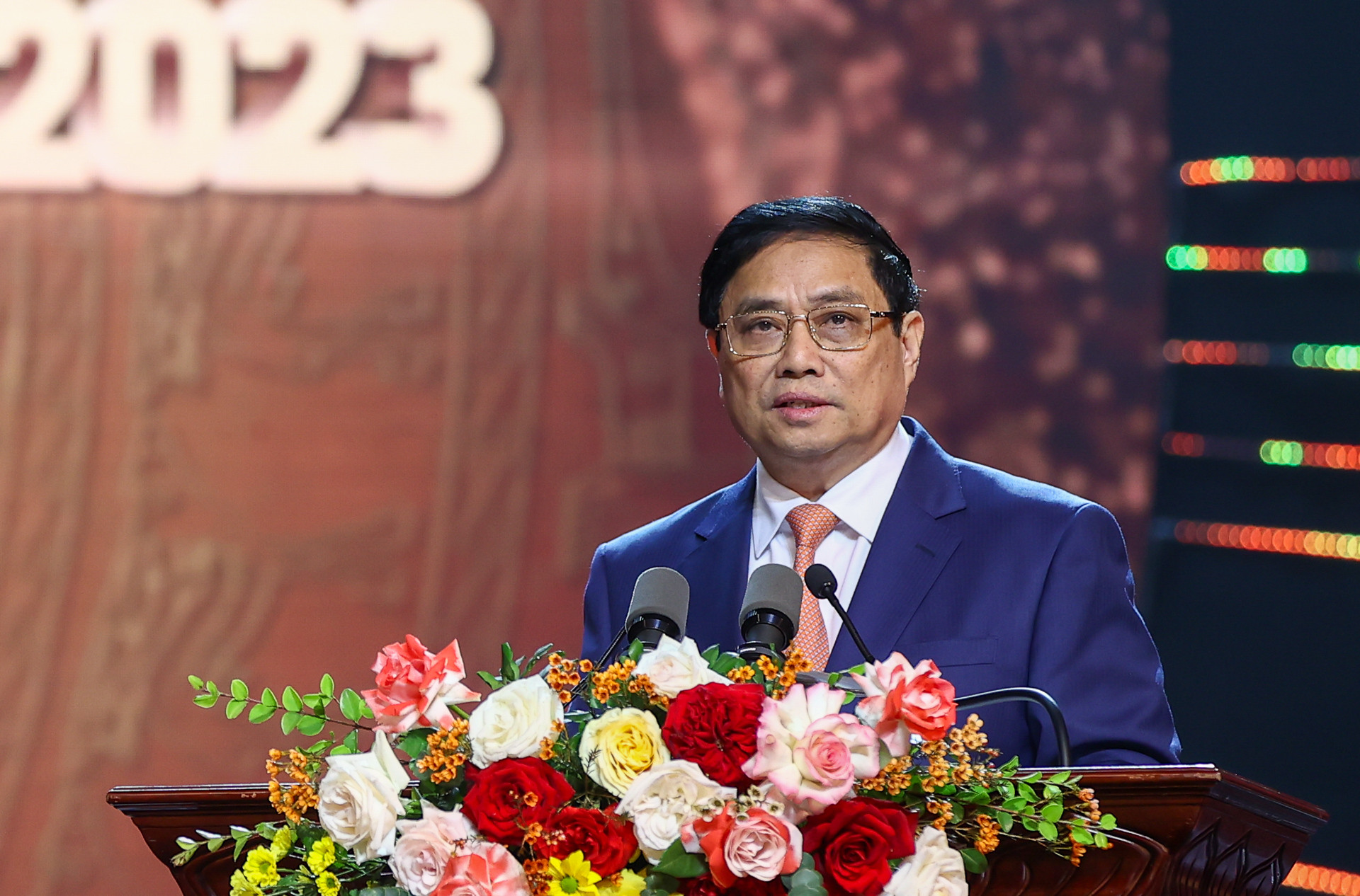 Thủ tướng Phạm Minh Chính phát biểu tại lễ trao giải.