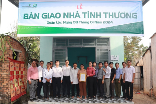 Vietcombank tặng nhà tình nghĩa cho người nghèo an cư đón Tết