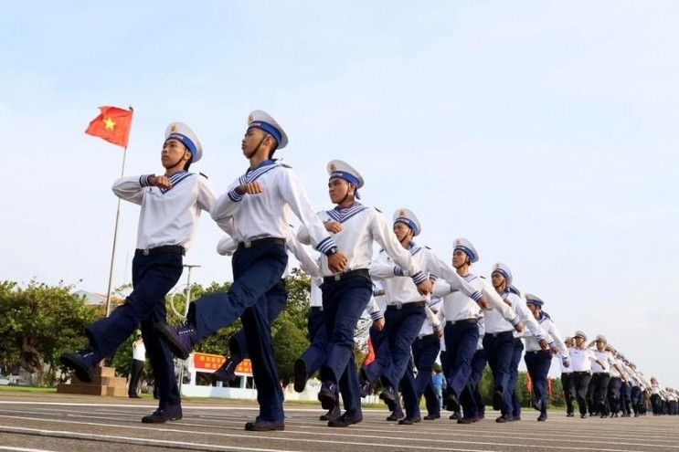 Military parade on Spratly archipelago on New Year’s Day