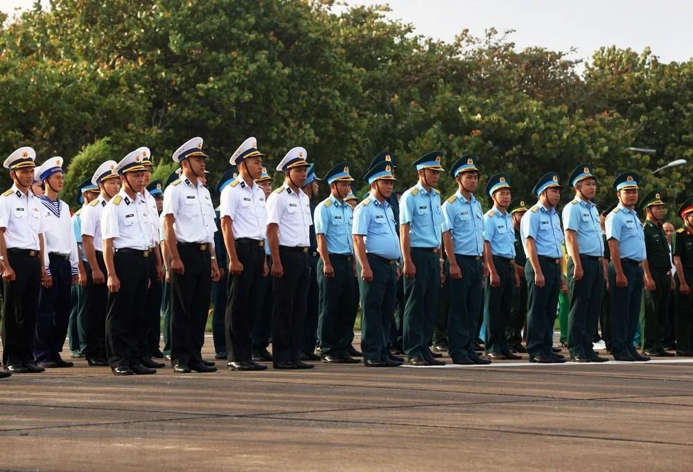 military parade on spratly archipelago on new year s day picture 1