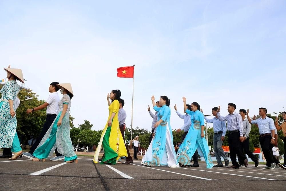 military parade on spratly archipelago on new year s day picture 5