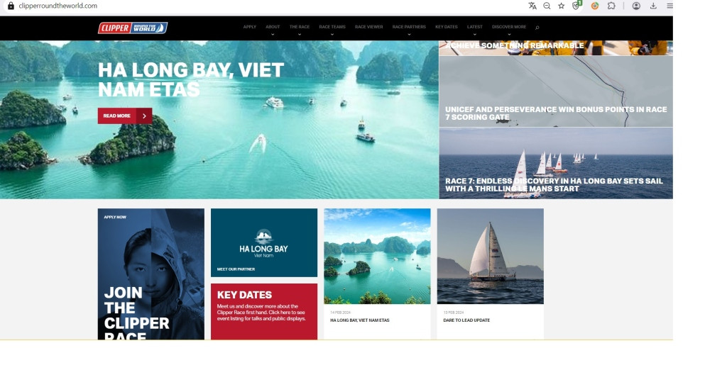 ha long bay to host clipper 2023-24 round the world yacht race picture 1