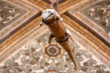 Bí ẩn cá sấu thật bị treo lủng lẳng trên trần một nhà thờ suốt 5 thế kỷ