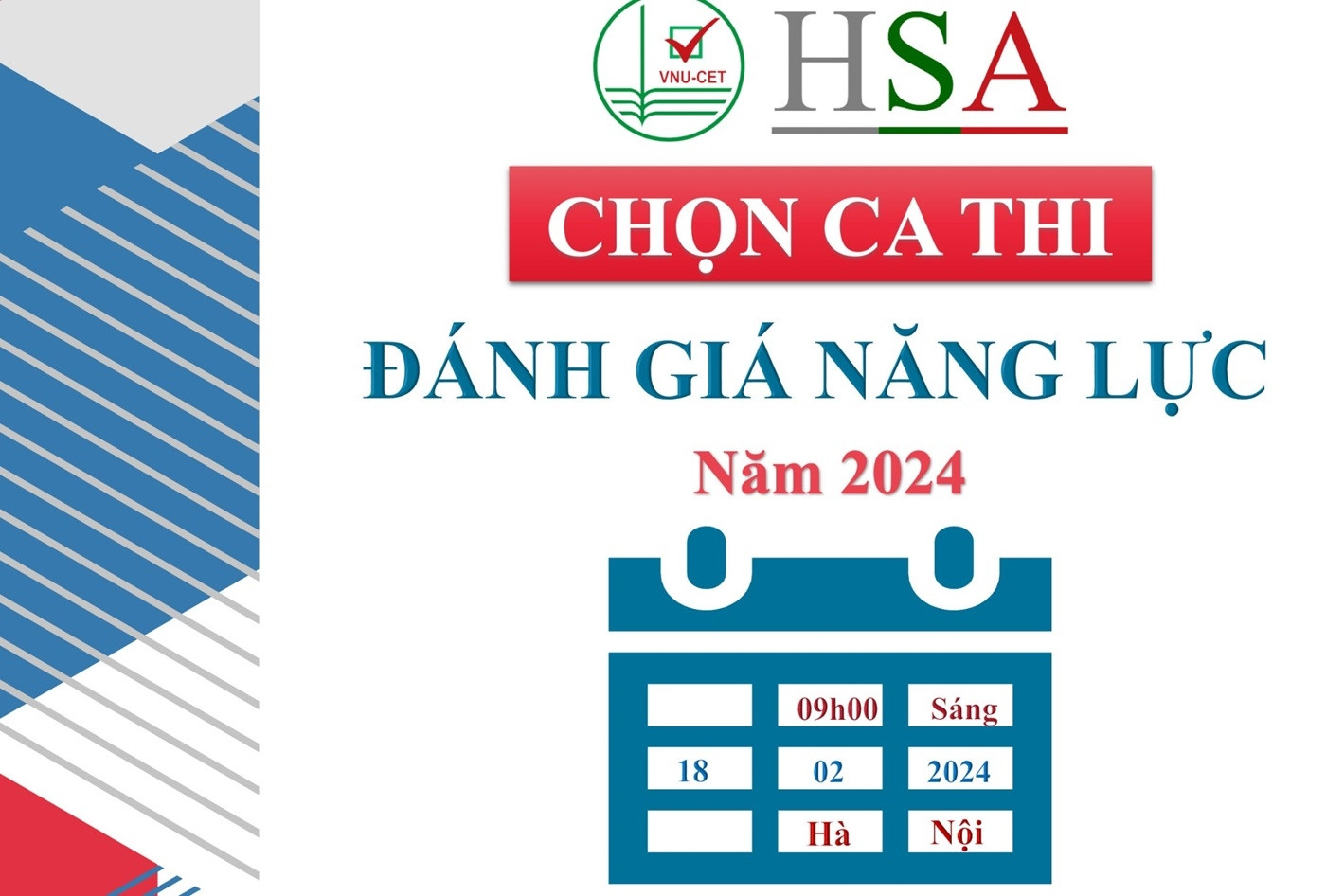 ĐHQG Hà Nội mở cổng đăng ký thi Đánh giá năng lực đợt đầu tiên năm 2024