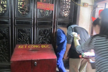 Dừng hoạt động mua bán ấn thu tiền trong nội cung đền Bảo Lộc