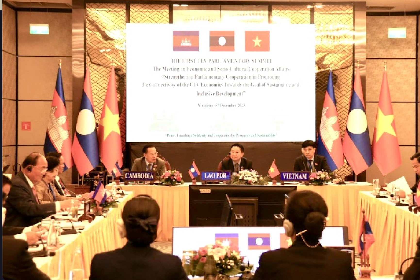 Hợp tác nghị viện thúc đẩy khu vực Tam giác Phát triển CLV