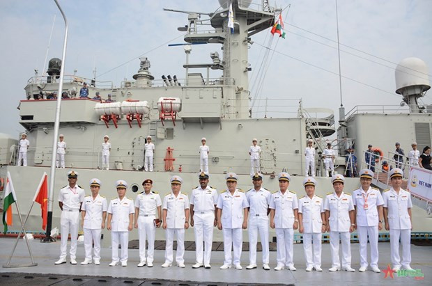 Vietnamese naval ship joins multilateral naval exercise in India hinh anh 1
