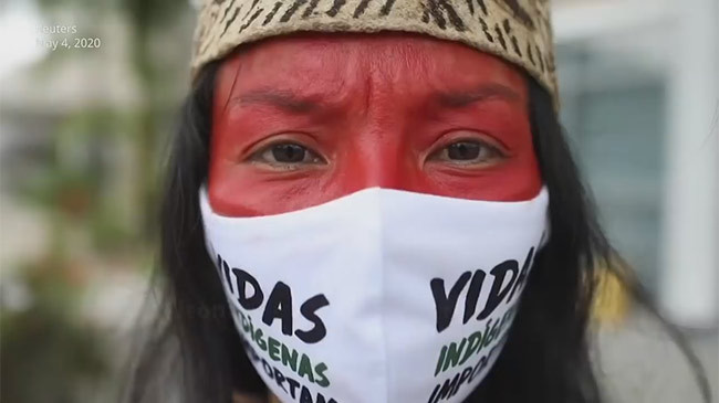 Bộ lạc người da đỏ trong rừng già Amazon vật lộn giữa đại dịch