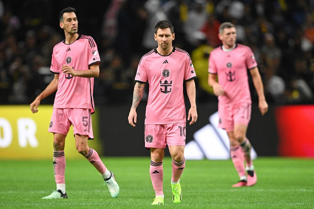 Inter Miami thua trắng 0-6 trước đội bóng của Ronaldo