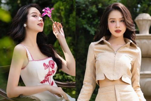 Hoa hậu Thanh Thuỷ khoe nhan sắc trong veo tuổi 22