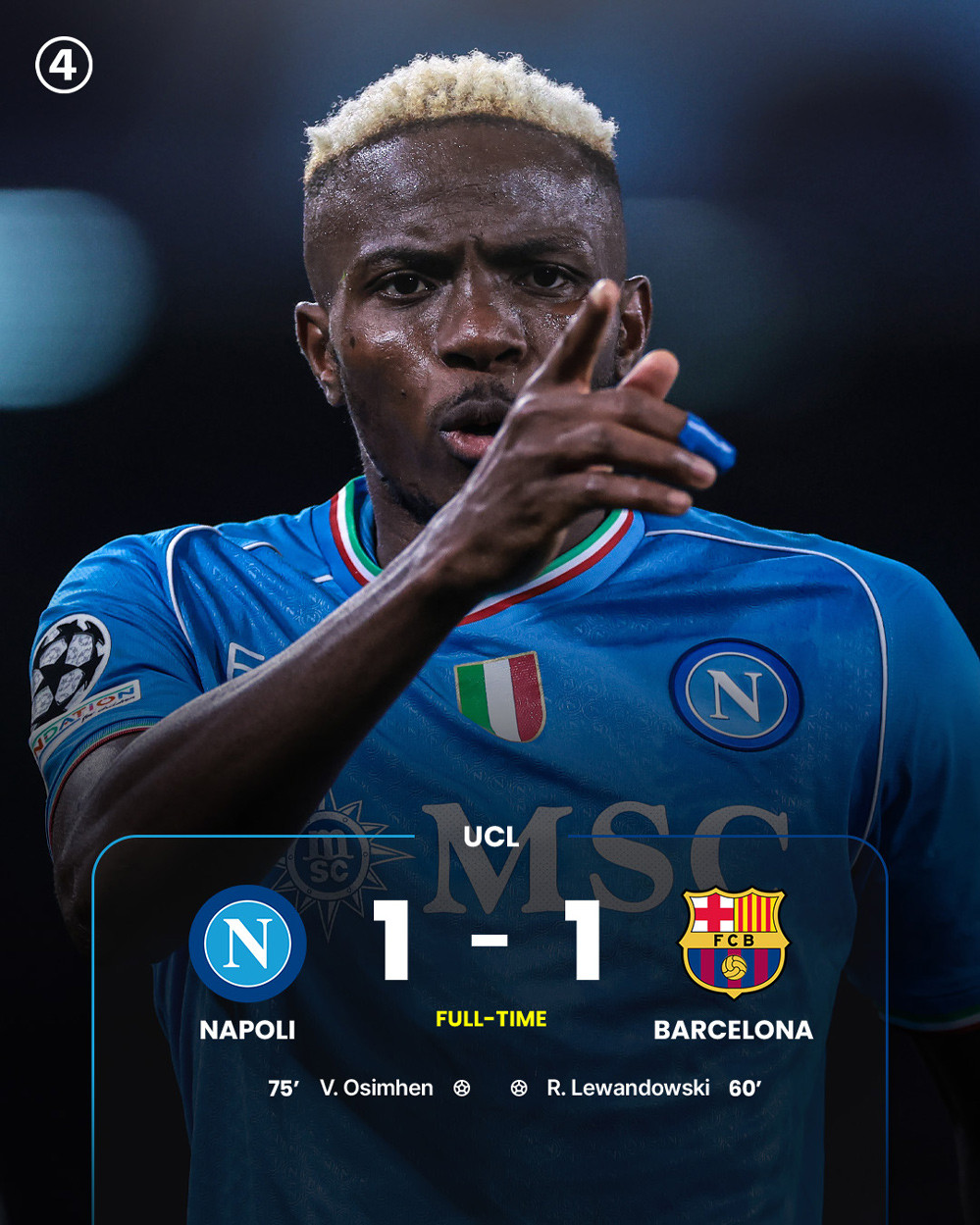 Napoli và Barcelona bất phân thắng bại Napoli Barcelona.jpg
