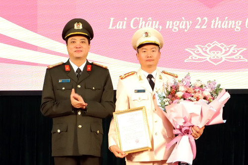Phó Giám đốc Công an tỉnh Lai Châu làm Phó Cục trưởng Cục An ninh điều tra