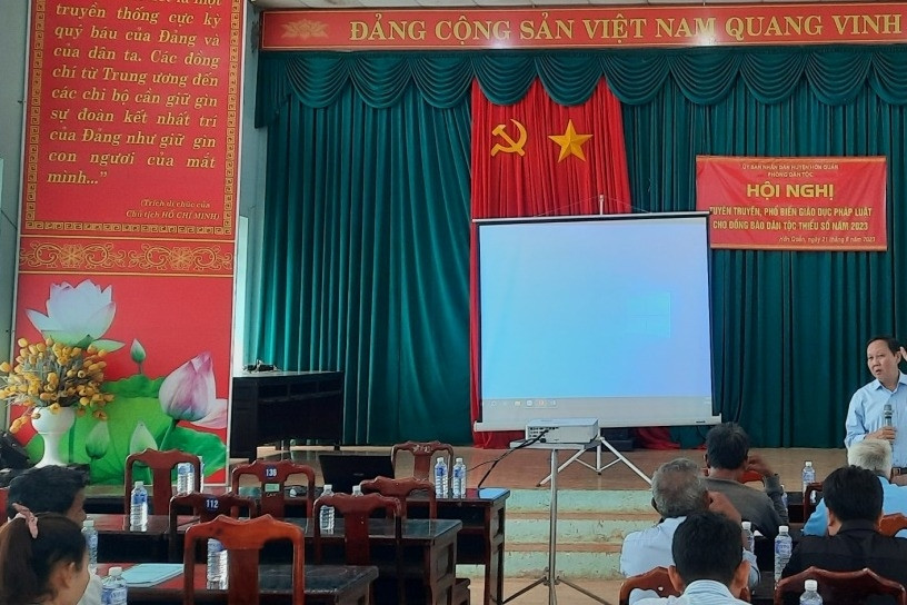 Bình Phước: Nâng cao năng lực tiếp cận pháp luật của đồng bào dân tộc thiểu số