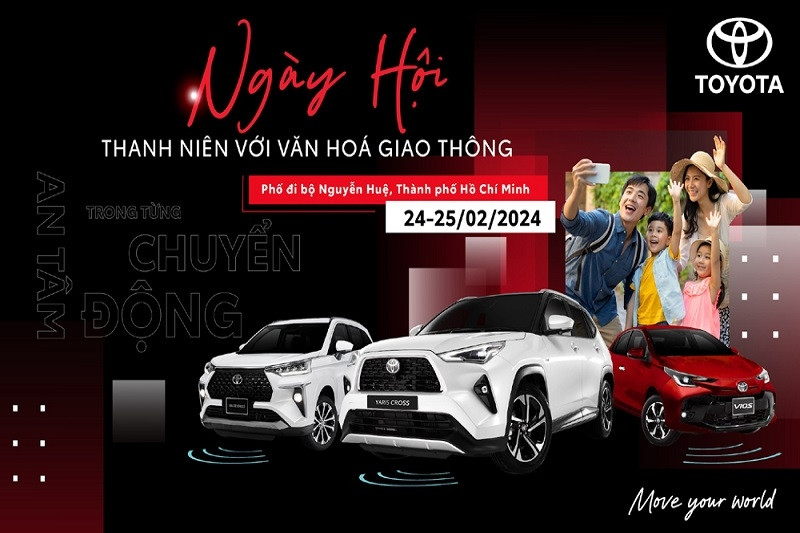 Toyota đồng hành ‘Ngày hội Thanh niên với văn hóa giao thông năm 2024’