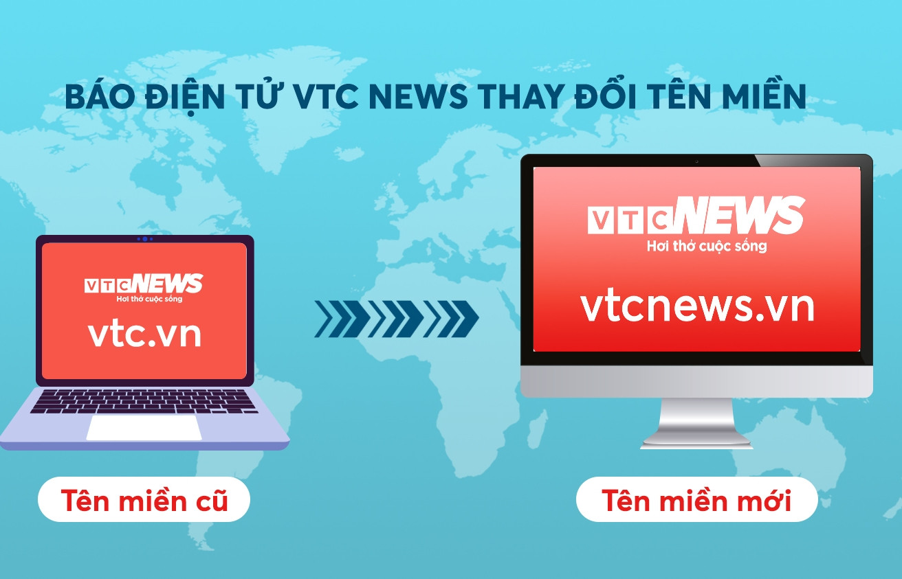 Báo điện tử VTC News đổi tên miền thành vtcnews.vn