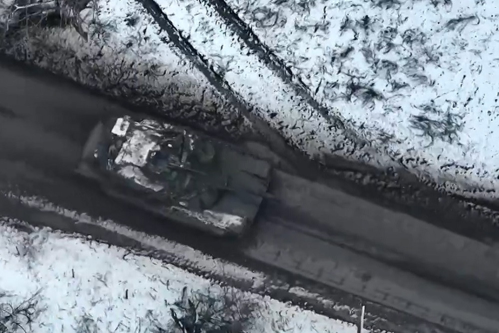 Video xe tăng M1 Abrams Ukraine tham chiến gần Avdiivka