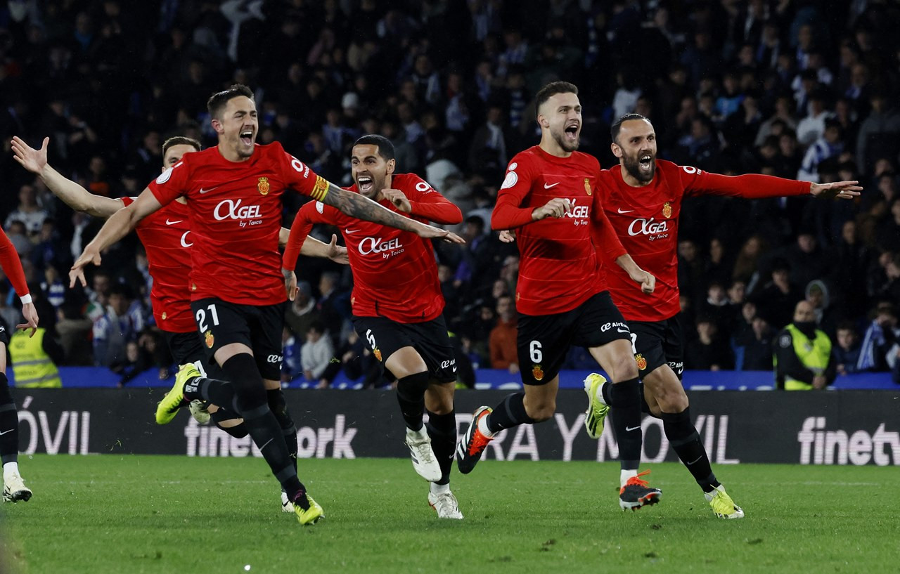 View - Kết quả bóng đá Sociedad 1-1 Mallorca pen 4-5 - Cúp Nhà vua Tây Ban Nha