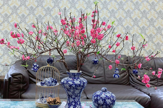 Cách chọn và cắm cành đào huyền nở đẹp đúng mùng 1 Tết của 8X đất mỏ