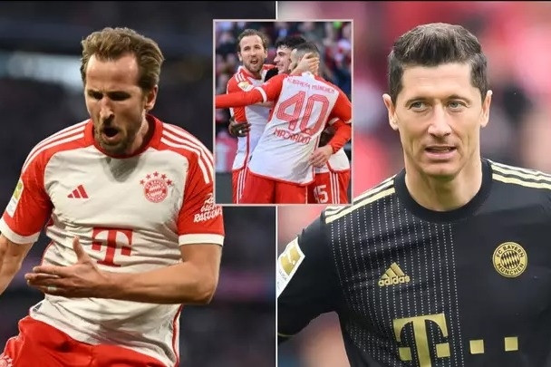 Harry Kane loại Lewandowski, chạm kỷ lục 17 năm của Bayern Munich