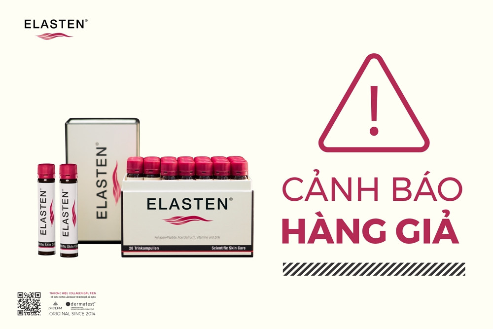 Cách phân biệt collagen Elasten chính hãng