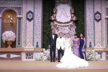 Đám cưới xa hoa của cặp đôi yêu 7 năm, khách mời là các tỷ phú đình đám châu Á