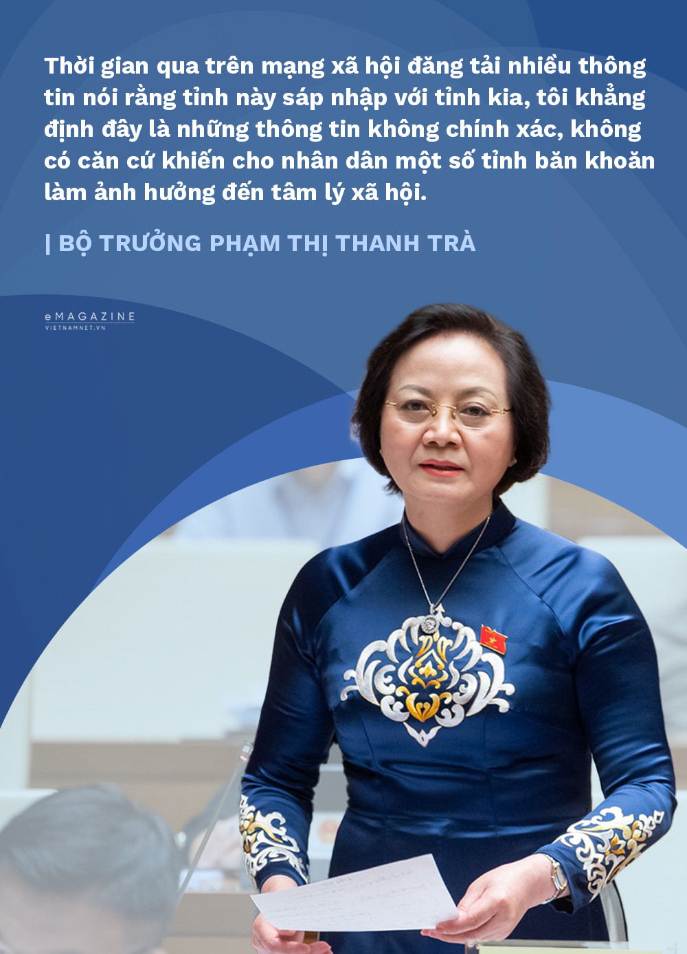 View - Bộ trưởng Phạm Thị Thanh Trà: Chỉ sắp xếp huyện xã, chưa sáp nhập tỉnh thành nào