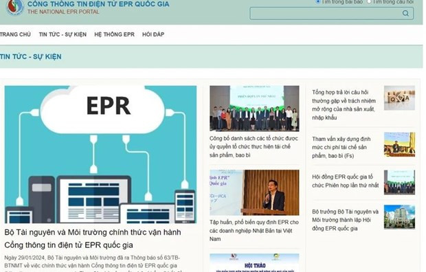 National portal for extended producer responsibility put into operation hinh anh 1