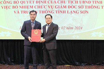 Ông Nguyễn Trọng Hùng làm Giám đốc Sở Thông tin và Truyền thông Lạng Sơn