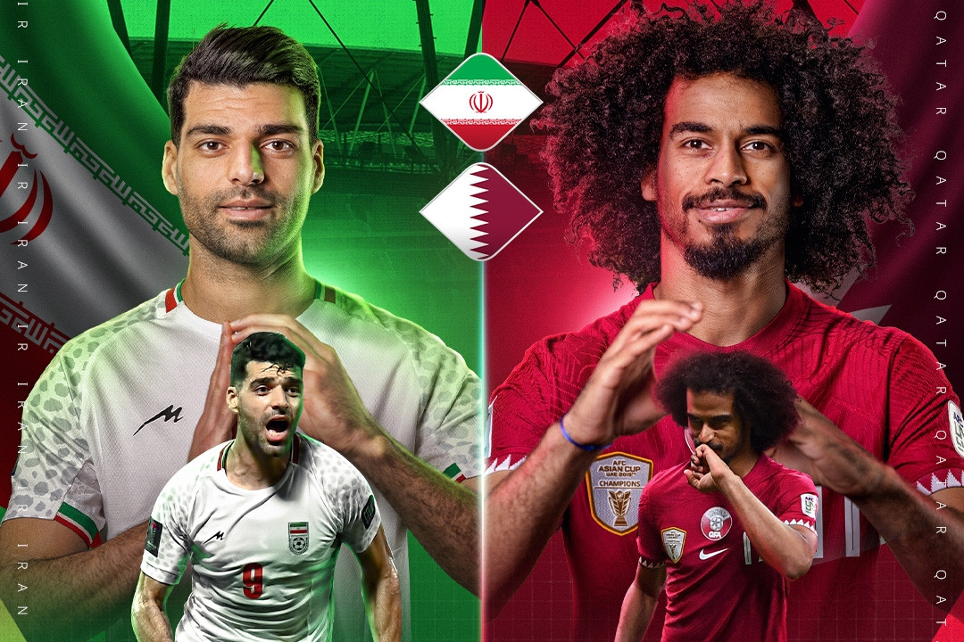 Trực tiếp bóng đá Asian Cup Iran vs Qatar: Rực lửa bán kết