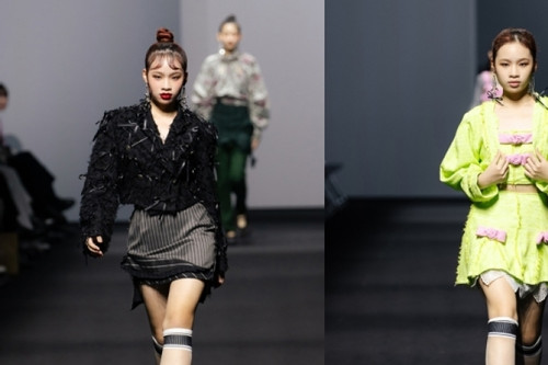 Vietnamese teen models hit catwalk for international fashion week