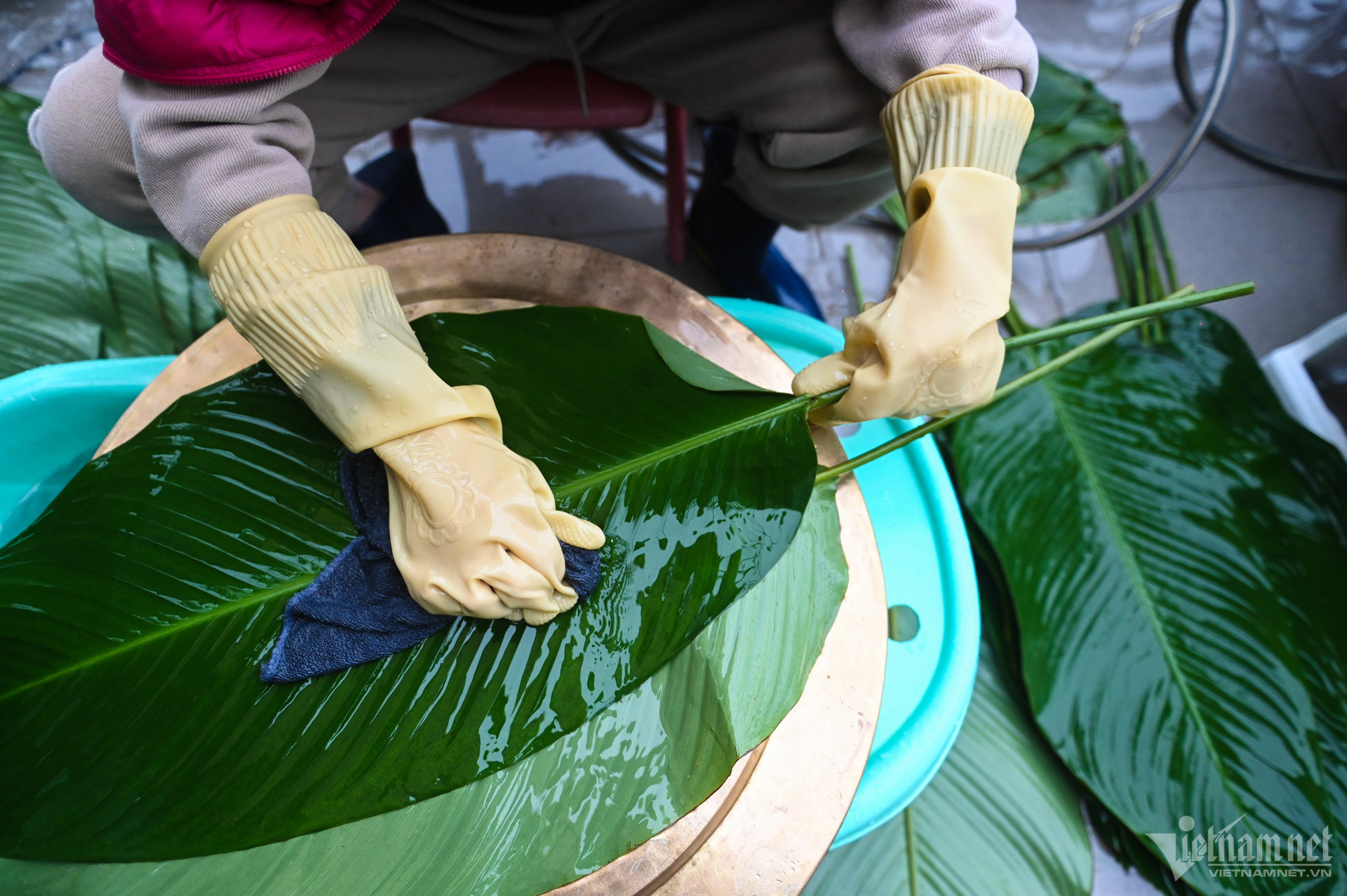 View - Gia đình gốc Hà Nội gói 175 chiếc bánh chưng đón Tết Giáp Thìn