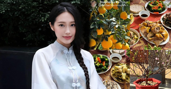 Năm đầu làm dâu, Doãn Hải My khoe mâm cỗ Tết sớm, toàn đặc sản Thái Bình