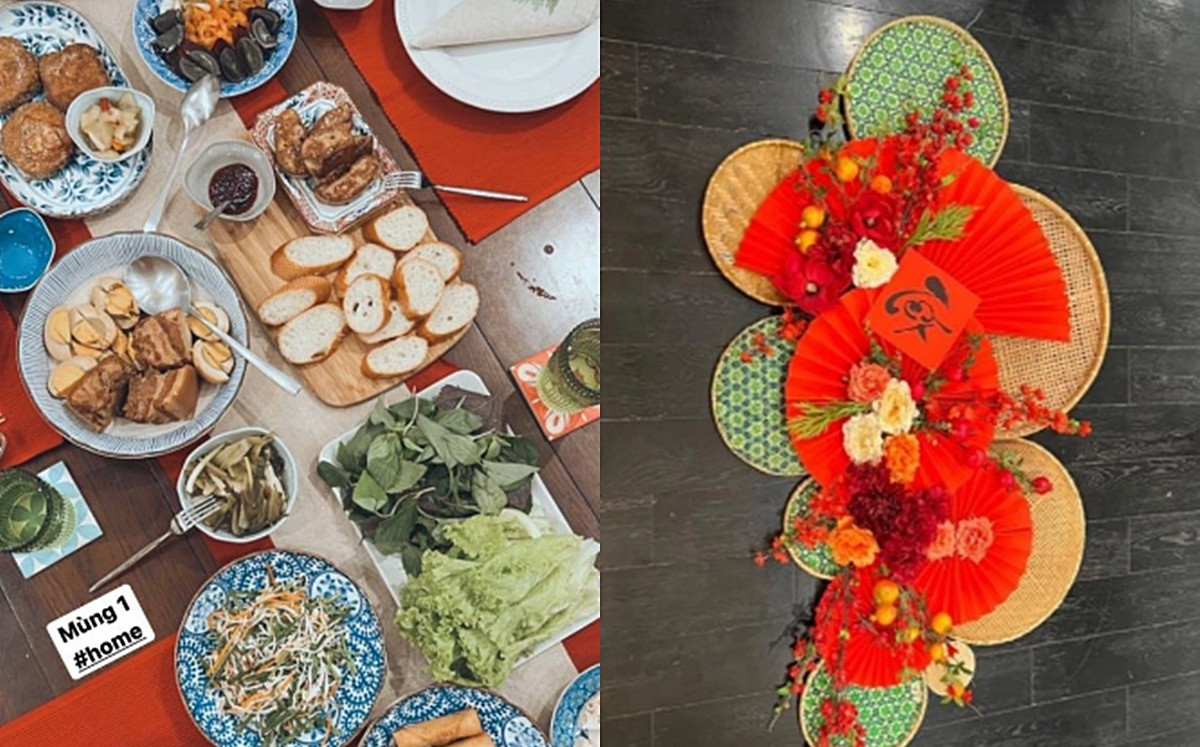 Dâu hào môn ngày Tết: Đỗ Mỹ Linh bỡ ngỡ bên mẹ chồng, Hà Tăng đảm đang - 4