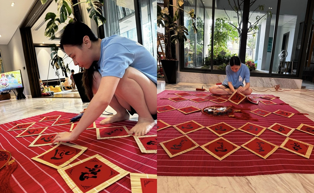 Dâu hào môn ngày Tết: Đỗ Mỹ Linh bỡ ngỡ bên mẹ chồng, Hà Tăng đảm đang - 9