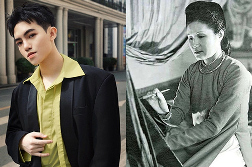 Phan Đăng Hoàng mang tranh Lê Thị Lựu đến Milan Fashion Week