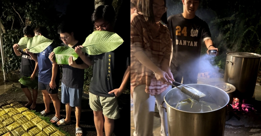 View - Tết xa nhà, sinh viên Việt thức cả đêm cùng nhau canh nồi bánh chưng