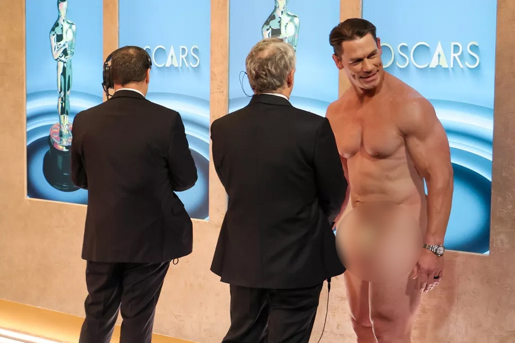 Sự thật John Cena khỏa thân ở sân khấu Oscar 2024 trước hàng triệu khán giả