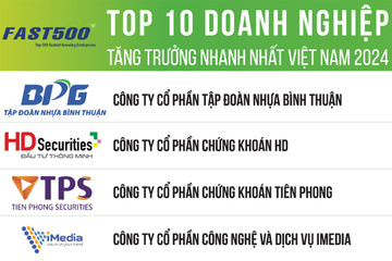 Top 500 Doanh nghiệp tăng trưởng nhanh nhất Việt Nam năm 2024