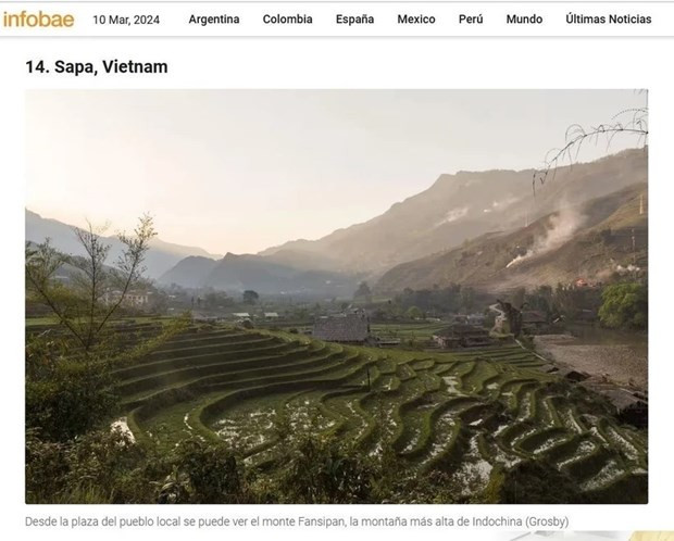 Argentine media highly values Sapa's beauty hinh anh 1