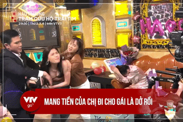 Cảnh đánh ghen gây sốt của Thuý Diễm và Hồng Diễm trên phim giờ vàng VTV