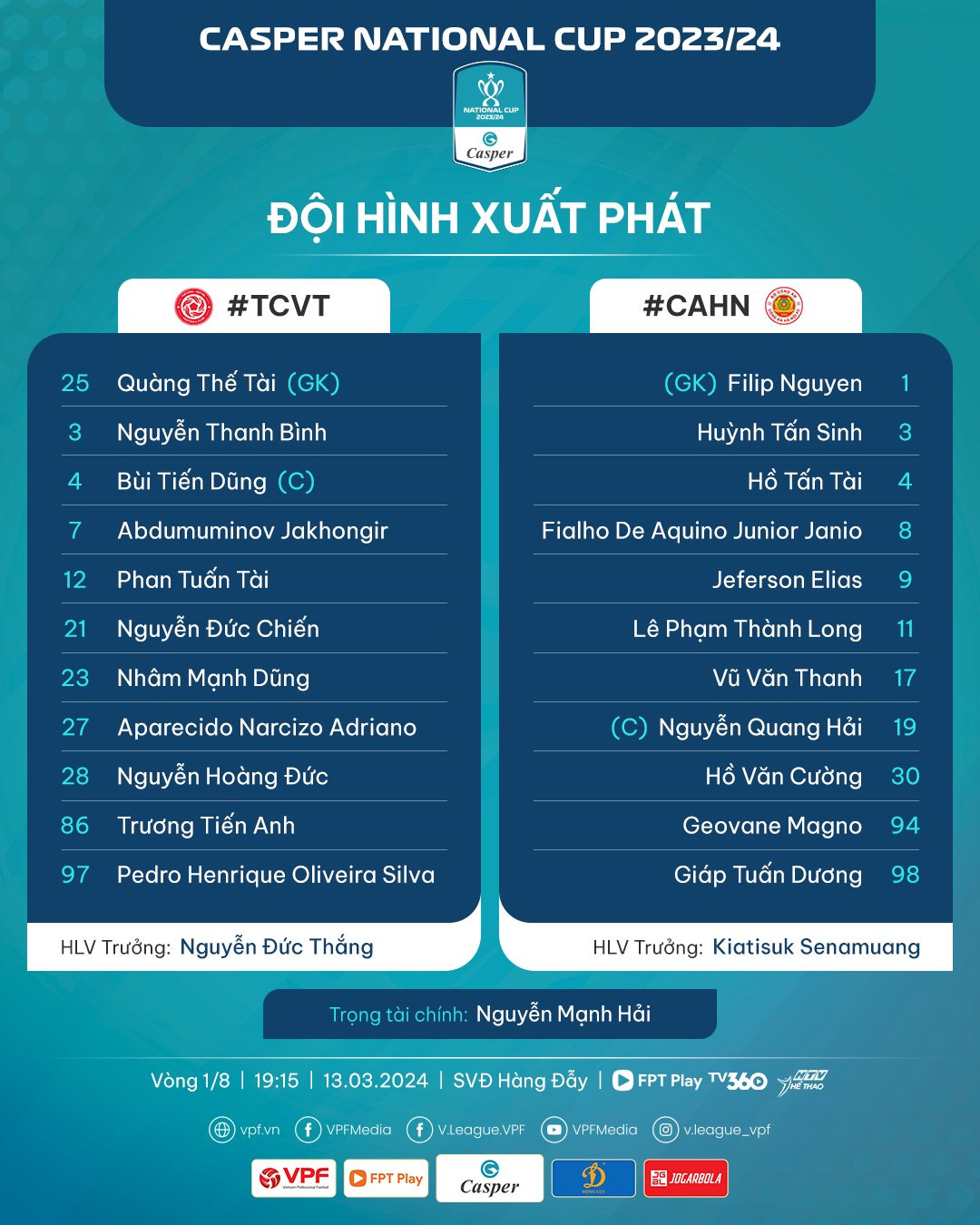 View - Kết quả bóng đá Thể Công Viettel 1-0 CAHN - Vòng 1/8 Cúp Quốc gia 2023/24