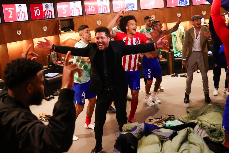 HLV Simeone không dám xem Atletico đá lưu luân với Inter Milan