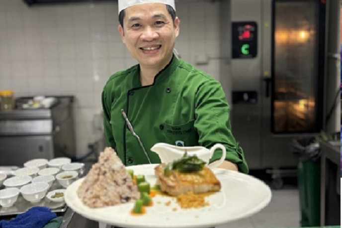 Local fish sauce used at five-star resort