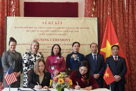 VN, U.S. sign MoU on cultural cooperation