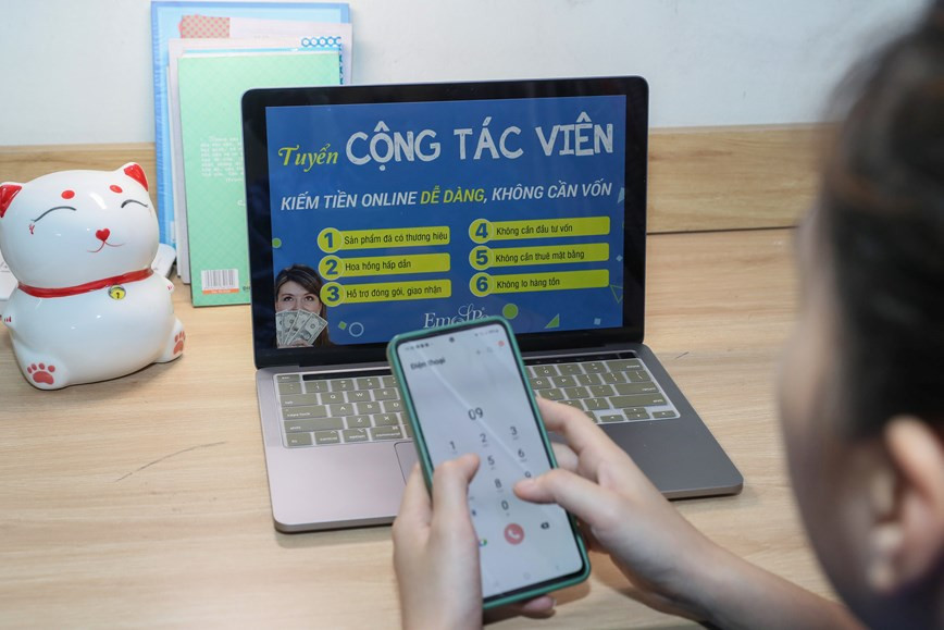 Làm cộng tác viên bán hàng online, cô gái bị lừa 1,5 tỷ đồng