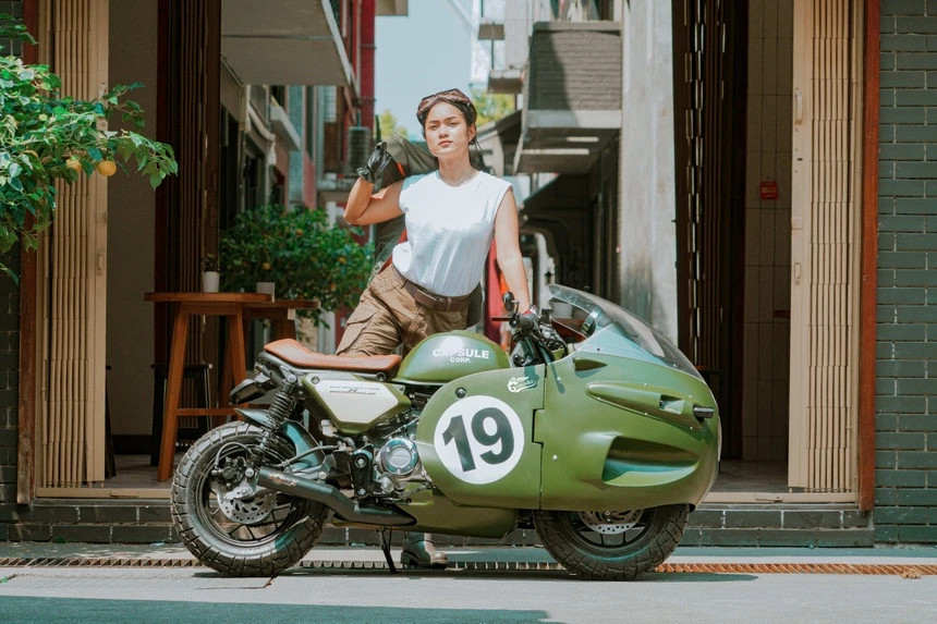 Honda Monkey,  Ganesha,  xe do,  do xe,  dragon ball,  7 vien ngoc rong,  Akira Toriyama,  Moto Guzzi,  Variable No.19,  Capsule anh 13