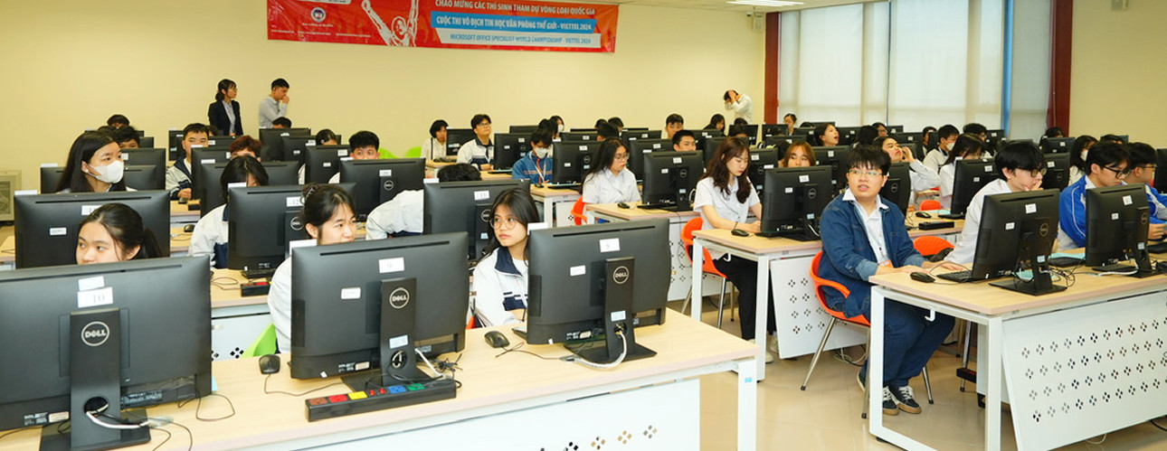 Vòng loại quốc gia cuộc thi tin học văn phòng năm nay có hơn 2.000 thí sinh tham gia ở 3 miền.