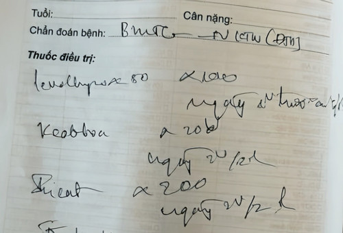 'Chữ bác sĩ trên đơn thuốc đến dược sĩ cũng phải đoán mò thì nguy hiểm quá'