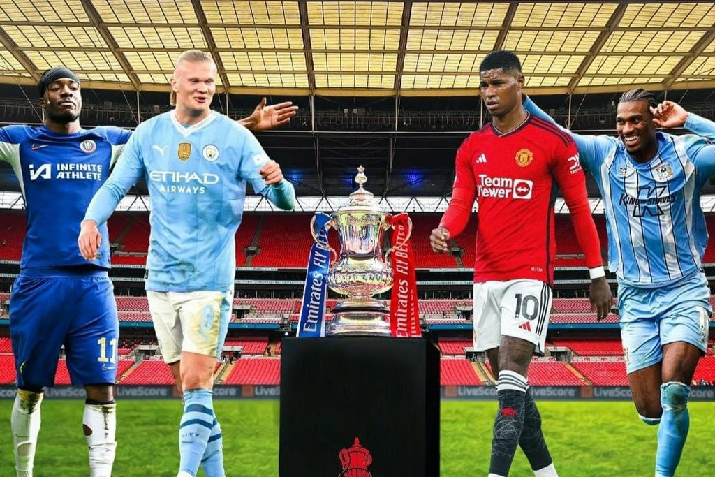 Lịch thi đấu bán kết FA Cup 2023/24: Man City đấu Chelsea, MU dễ thở