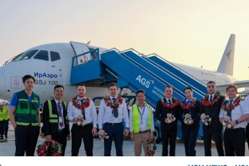 Russia’s IrAero Airlines brings first foreign visitors to Khanh Hoa